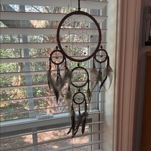 Boho Brown and Cream Dreamcatcher Wall Decor